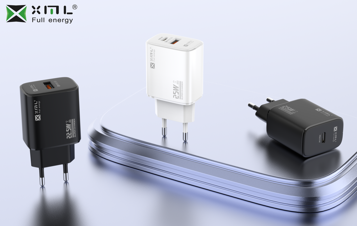 xmlcharge LD-829B 22.5W 25W fast charger EU plug