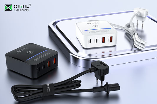 xmlcharge XML-ZMC1 4-port desktop USB charger with EU plug