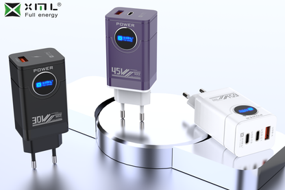 xmlcharge LD-337 30W 45W USB-C fast charger with EU plug