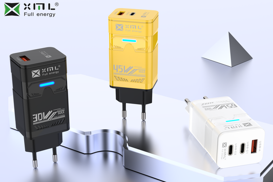 xmlcharge LD-338 30W 45W 65W fast charger EU plug