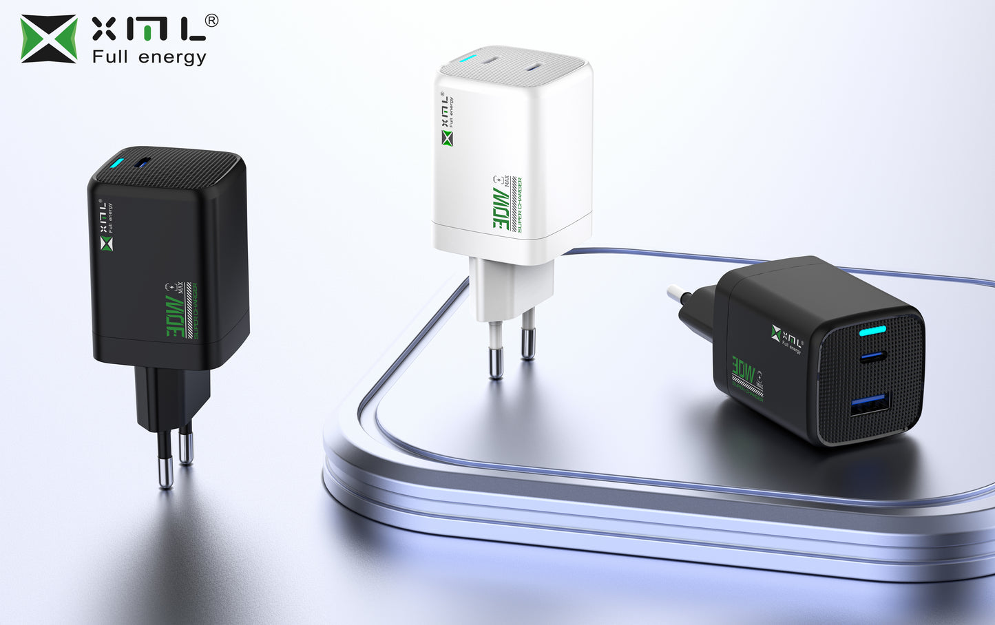 xmlcharge LD-510 30W fast charger EU plug