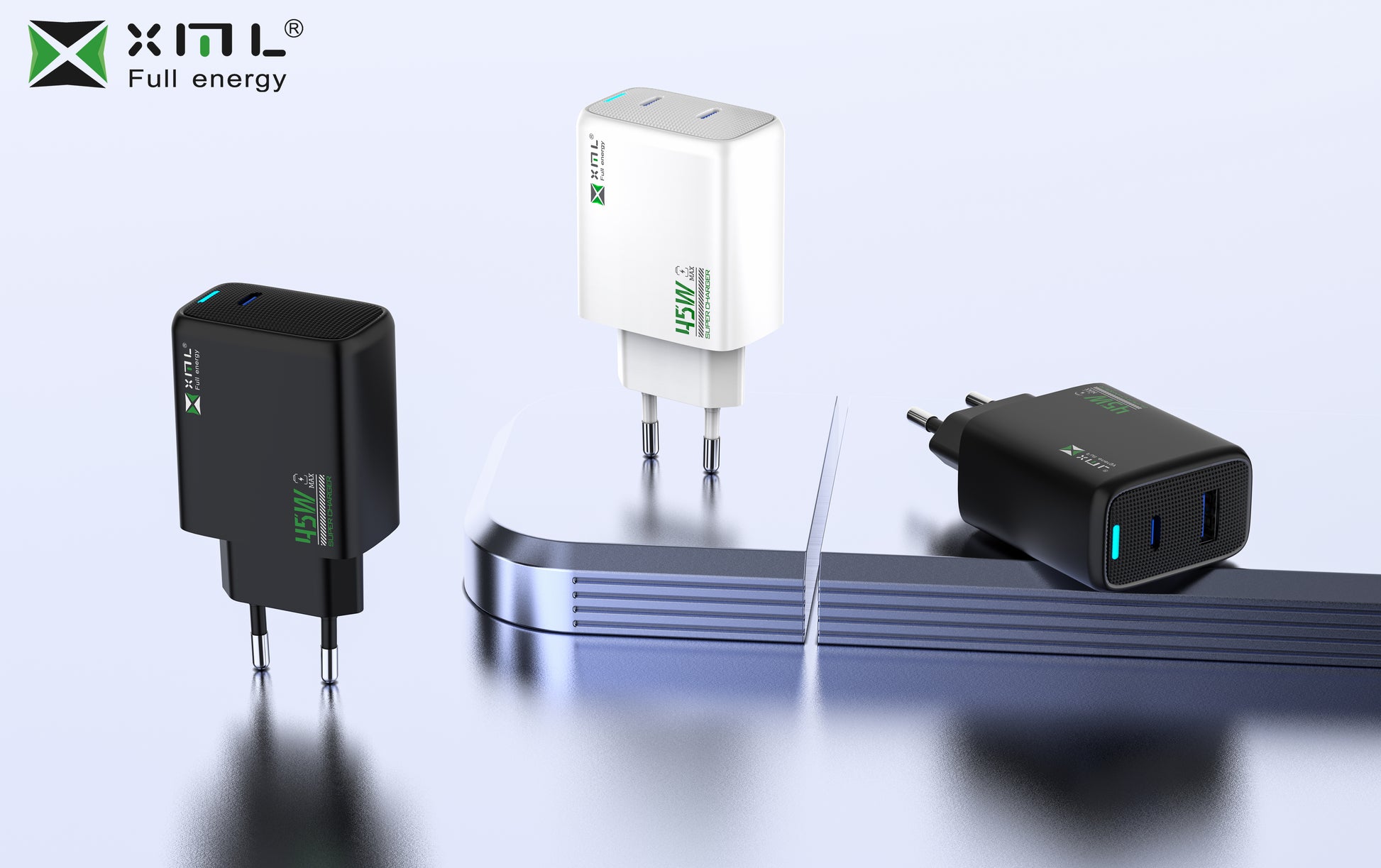 xmlcharge LD-630 45W fast charger EU plug