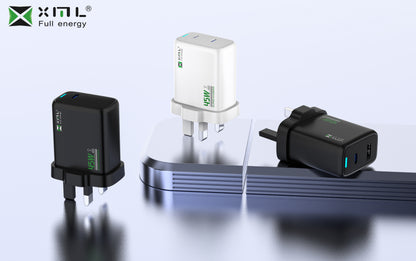 xmlcharge LD-630 45W fast charger UK plug