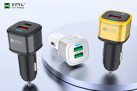 xmlcharge UCC-008 dual-port USB-C and USB-A car charger